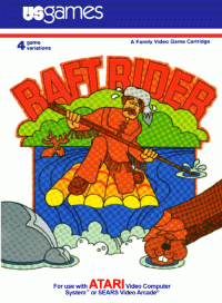 Raft Rider Atari 2600  box art